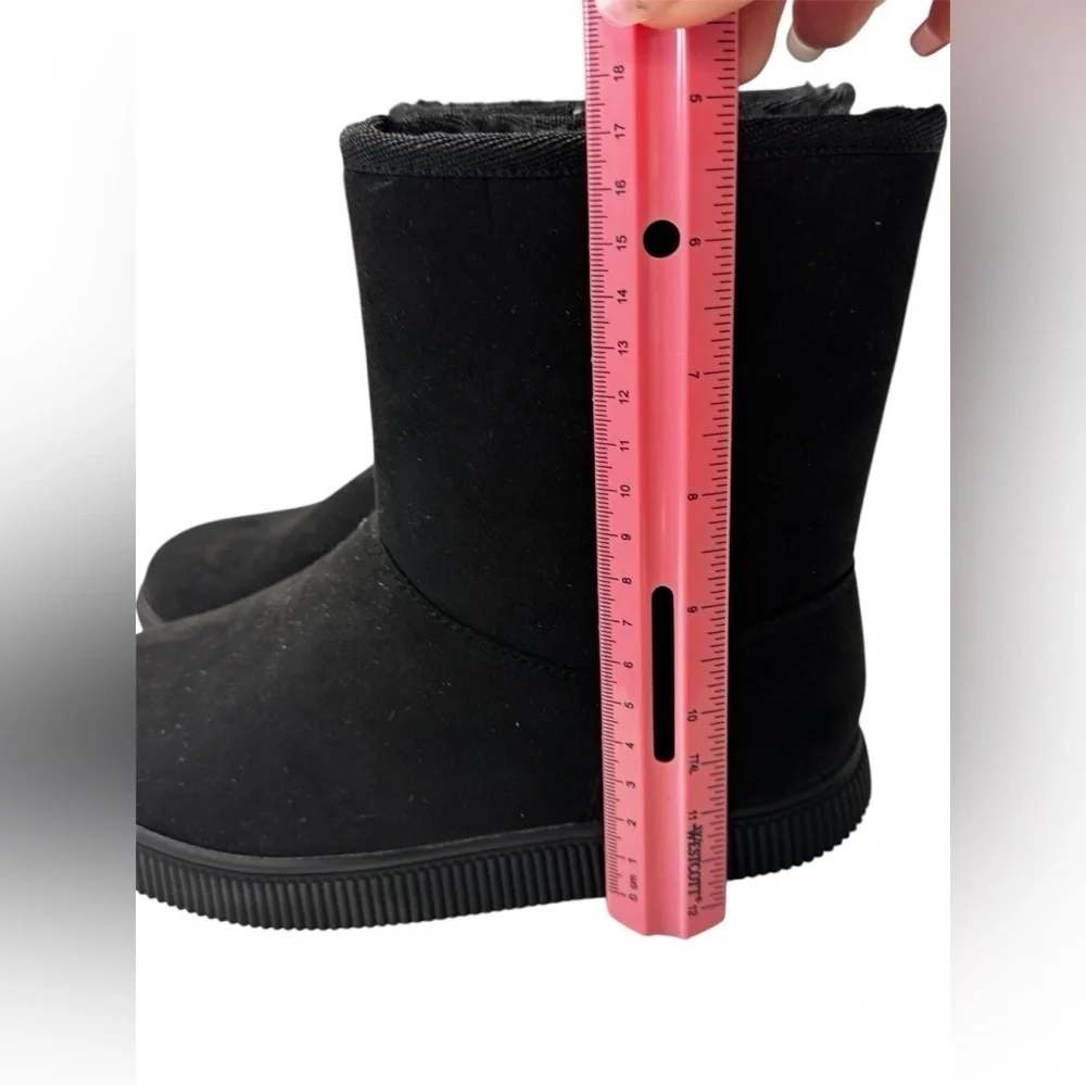 Cat & Jack Kids Black Ankle Boots Size 1 NWT